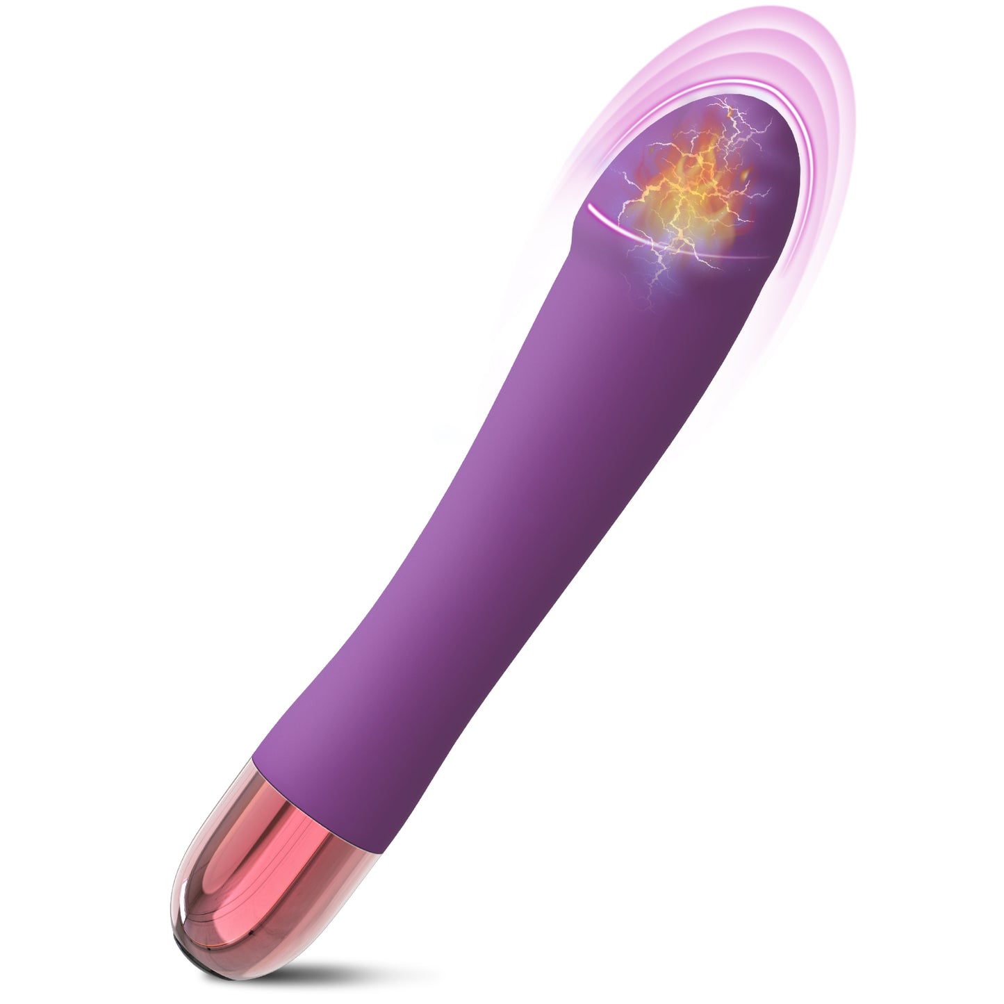 Realistic Heating Pulsating Dildo Vibrator