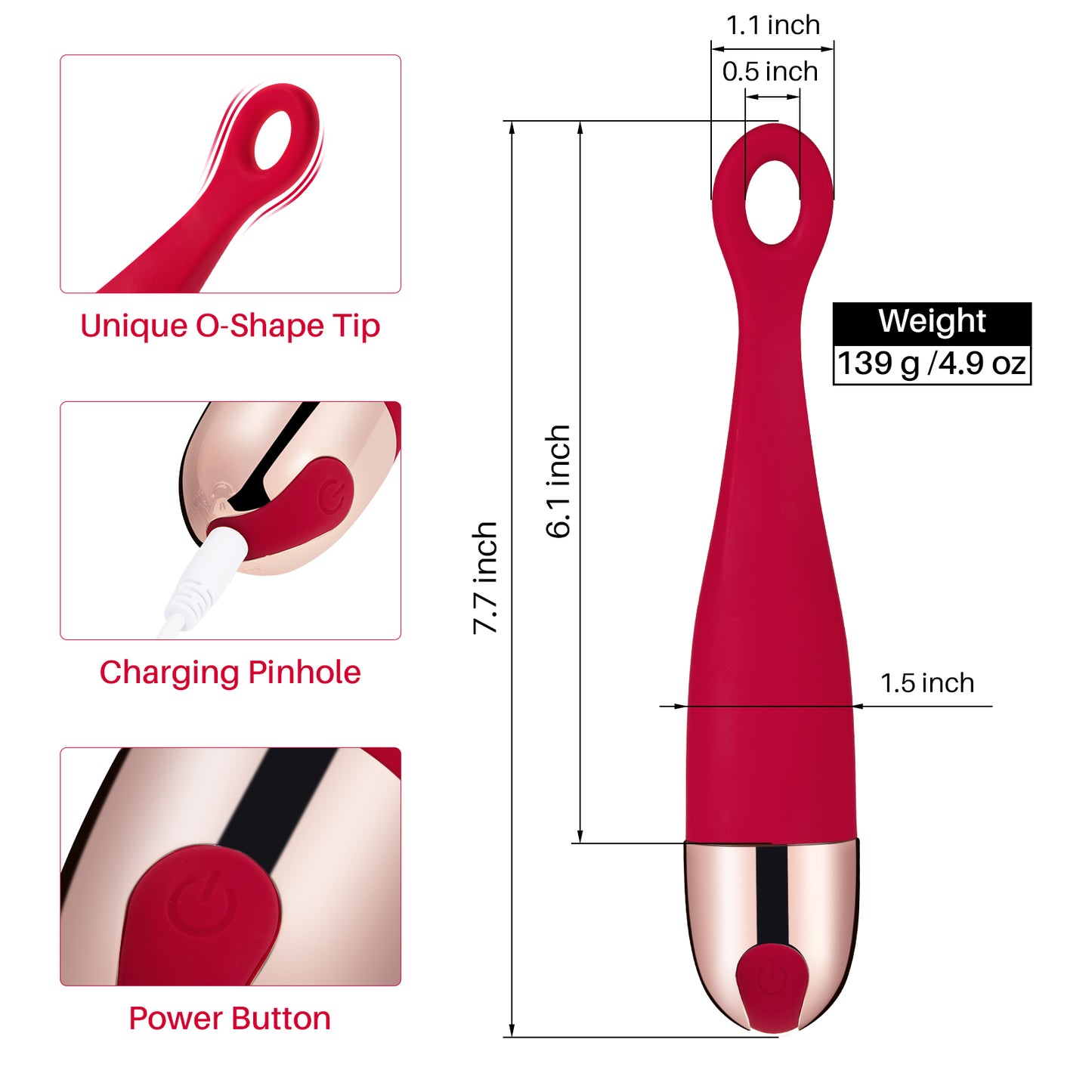 O-Shaped Clitoral Vibrator