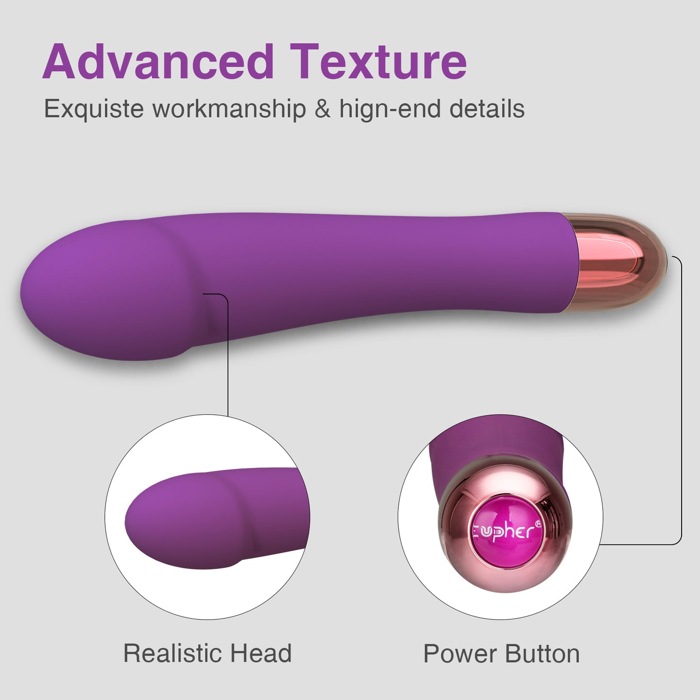 Realistic Heating Pulsating Dildo Vibrator