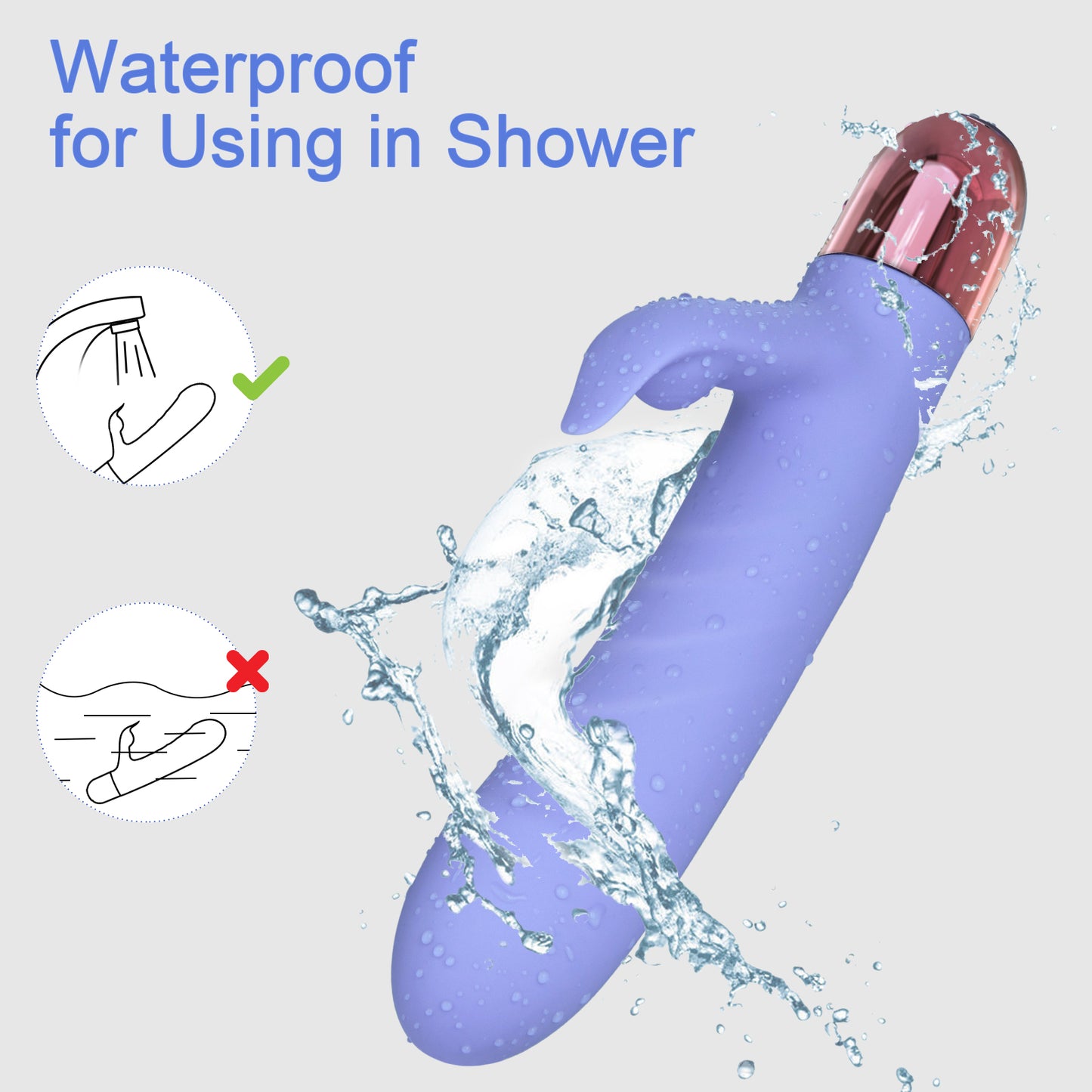 9 Speeds Pulsating & Intelligent Heating Rabbit Vibrator