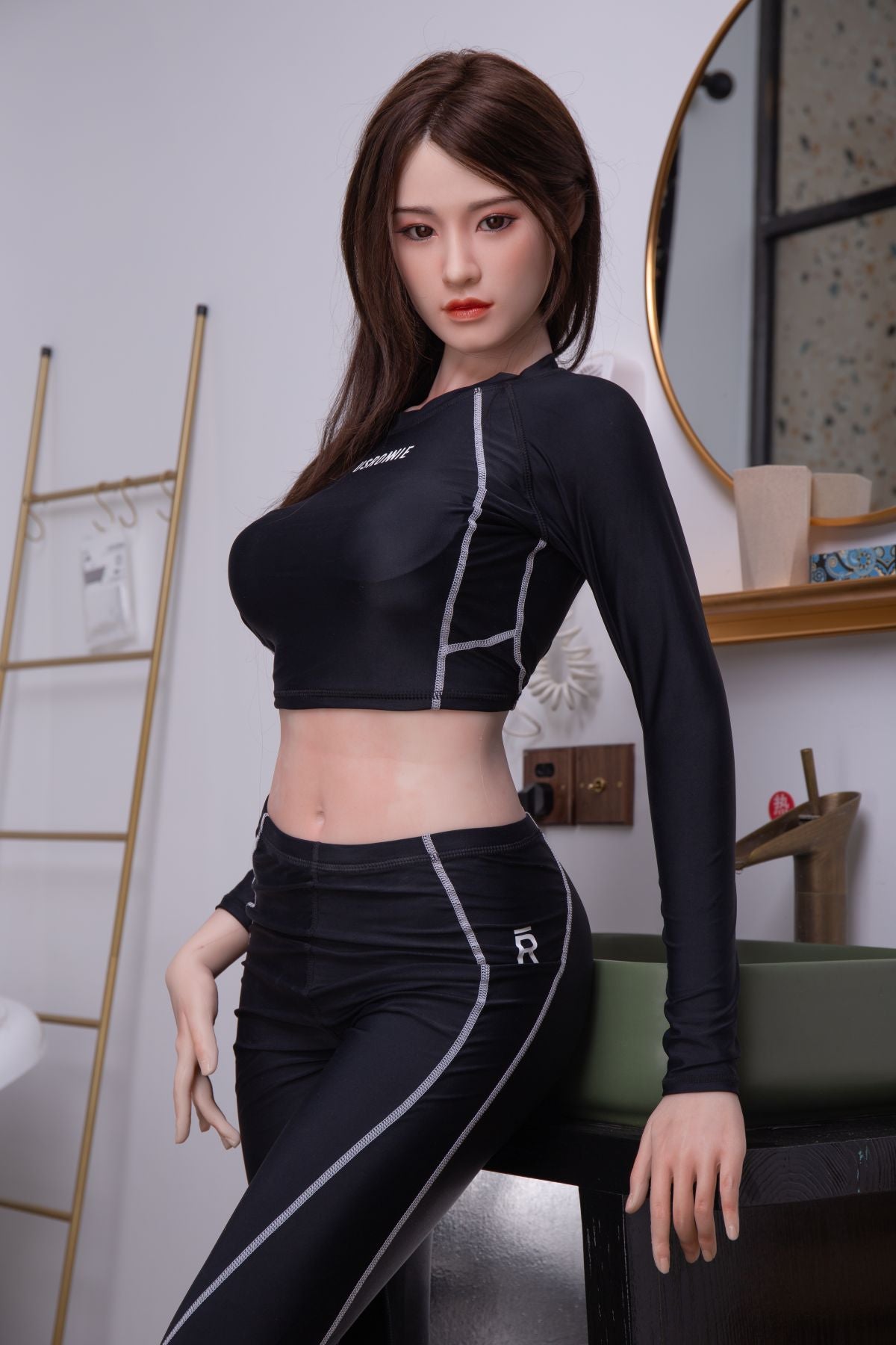 170cm Silicone Head Full Body Sex Doll for Men Mina