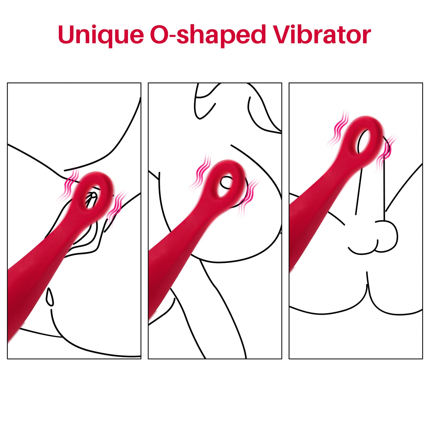 O-Shaped Clitoral Vibrator