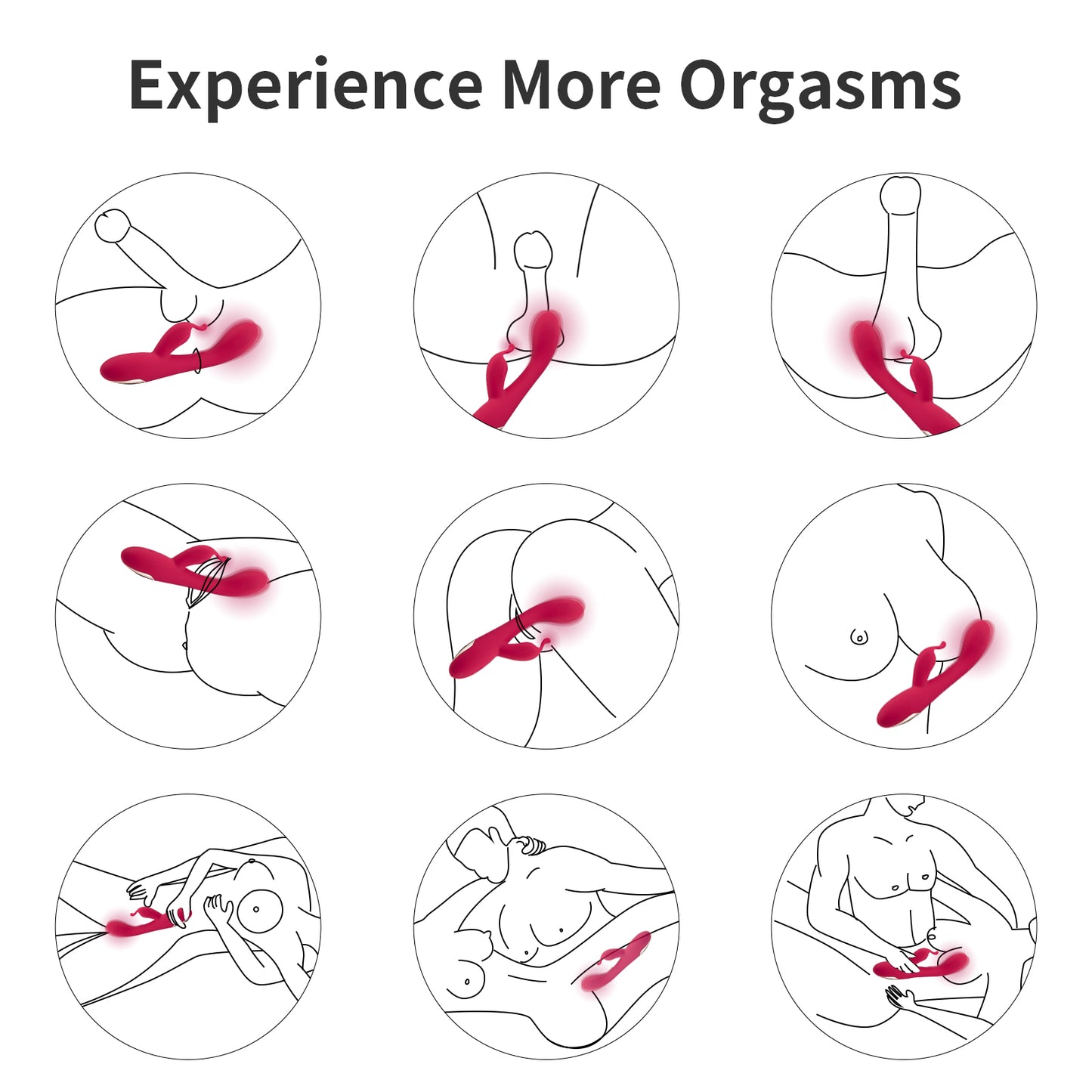 Female Classic Rabbit Vibrator One-Key-Operation