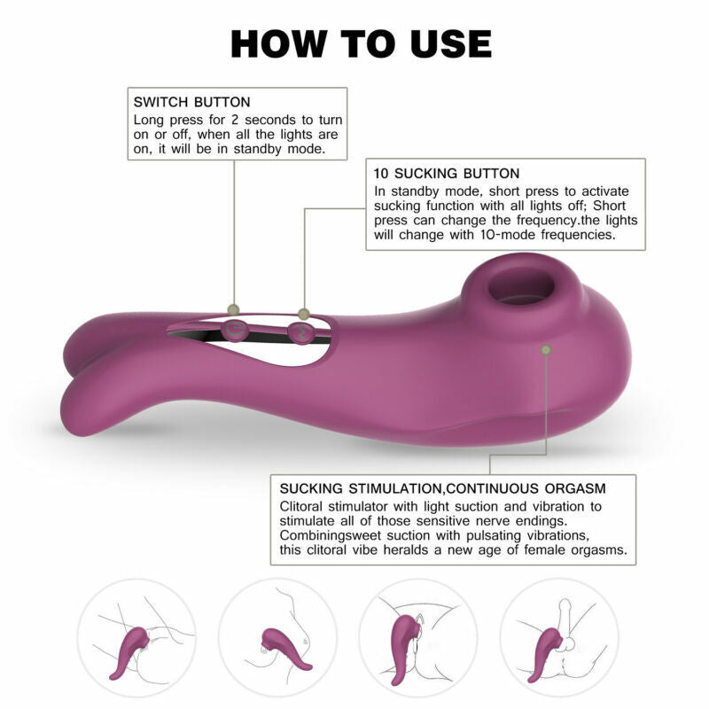 10 Speeds Clitoral Stimulator Vibrator