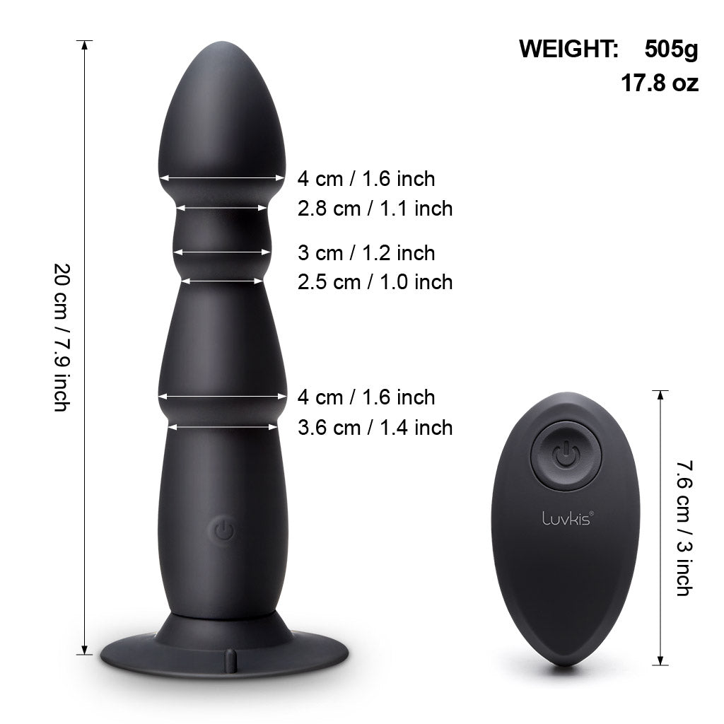 Vibrator Anal Flexible Silicone Waterproof Sex Toy