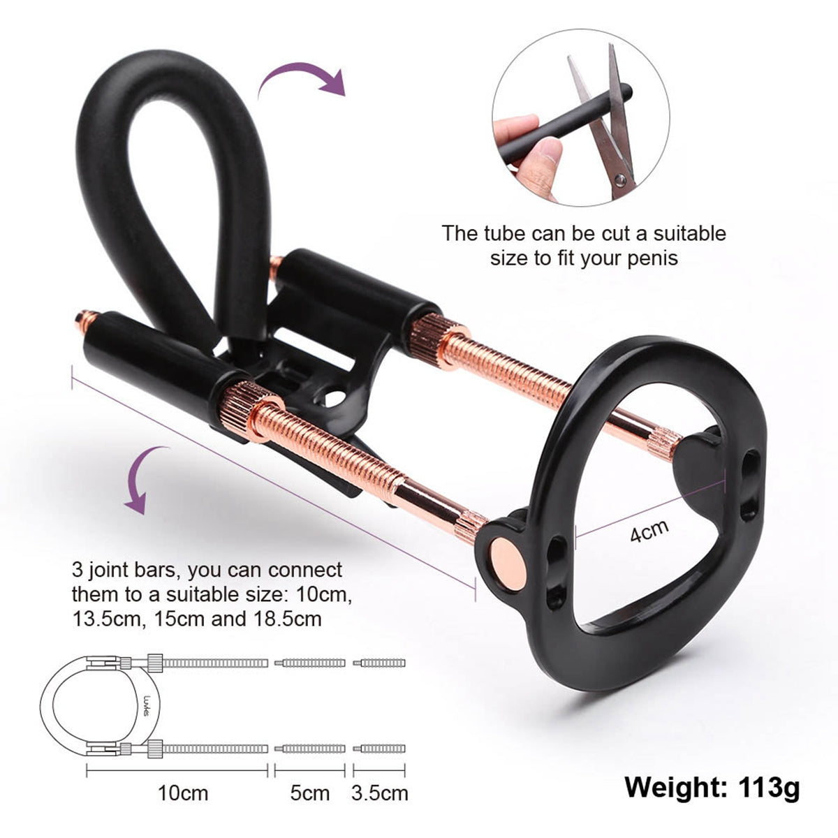Penis Extender Male Length Enlargement Kit Sex Toys for Men