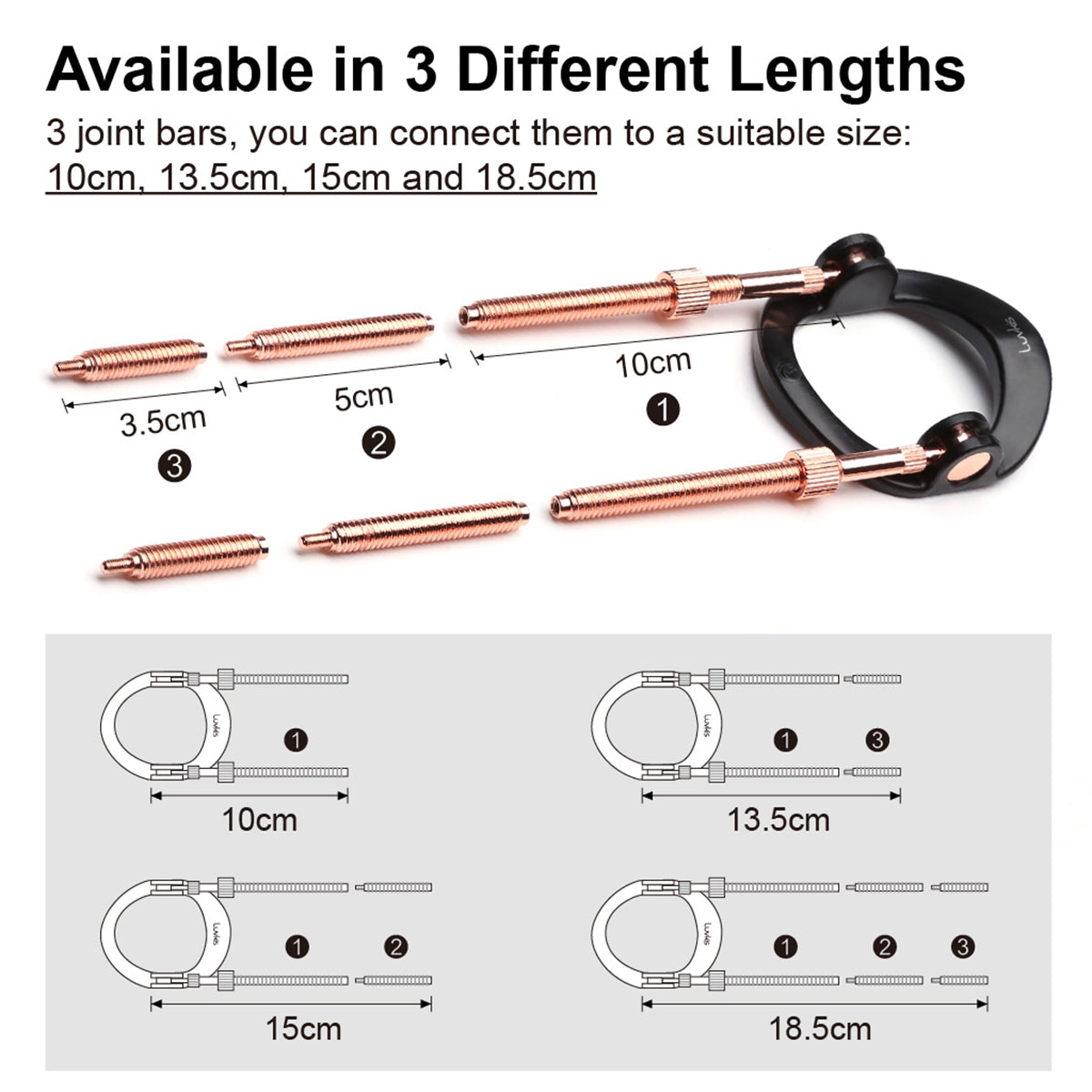 Penis Extender Male Length Enlargement Kit Sex Toys for Men
