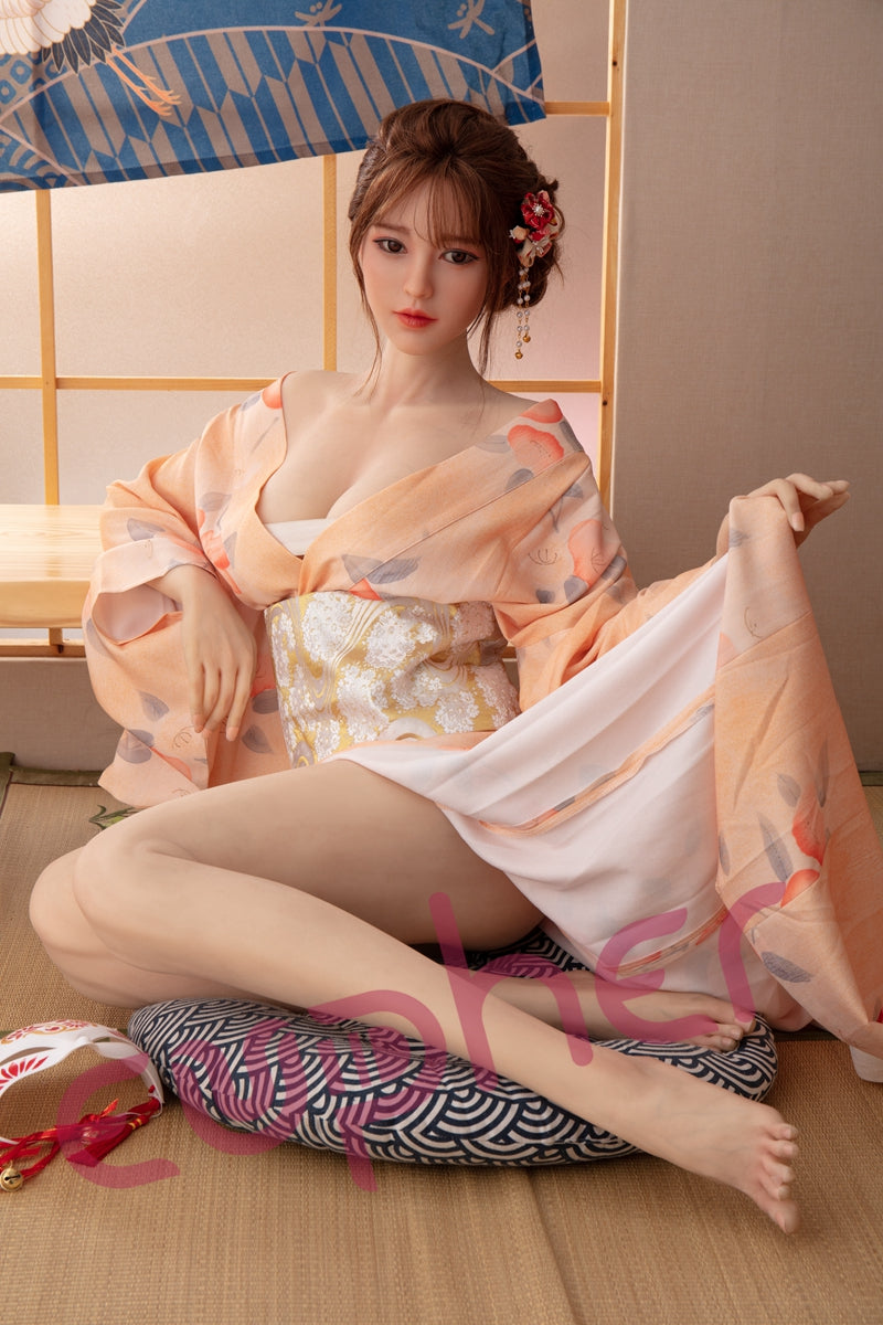 Japanese Style Silicone D-cup Gel Breast Sex Doll