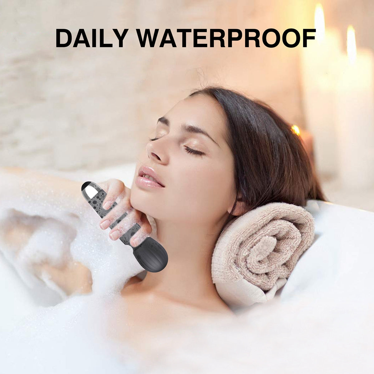 Mini Powerful Handheld Rechargeable Massager Wireless Waterproof Wand