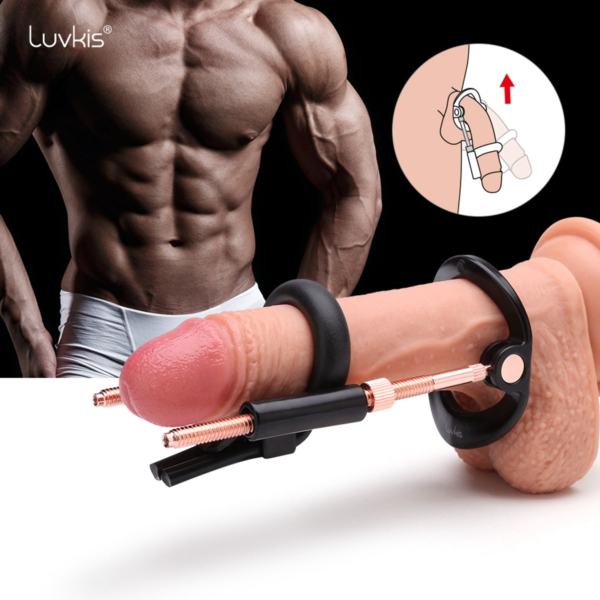 Penis Extender Male Length Enlargement Kit Sex Toys for Men