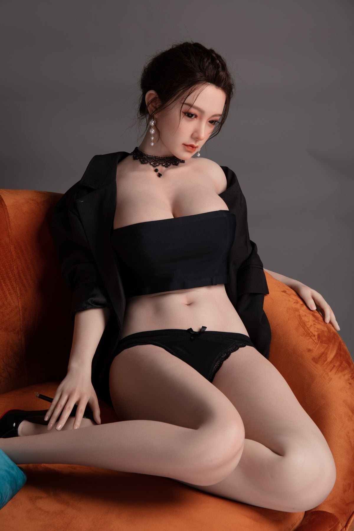 170cm Realistic Doll Silicone Head D Cup Boobs Asa