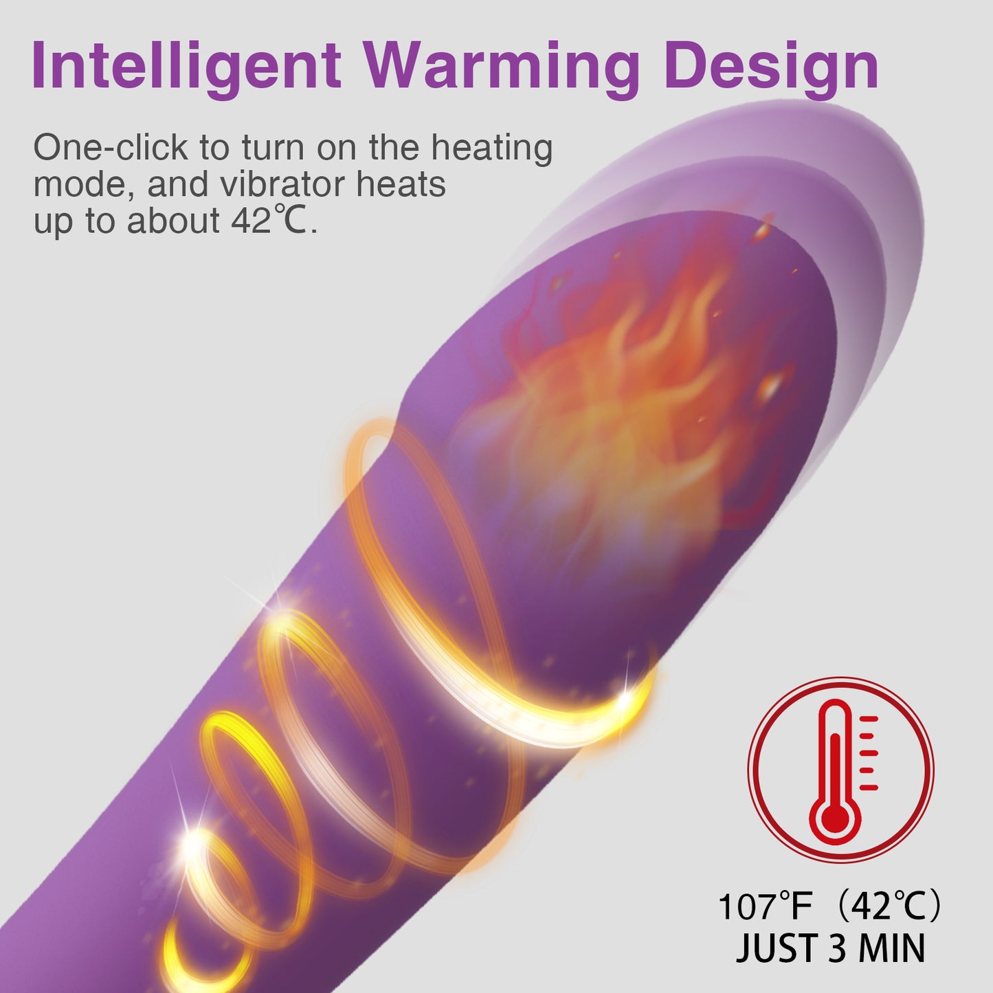 Realistic Heating Pulsating Dildo Vibrator