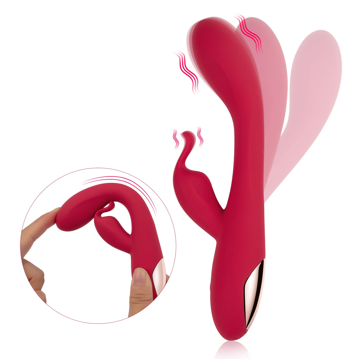Female Classic Rabbit Vibrator One-Key-Operation