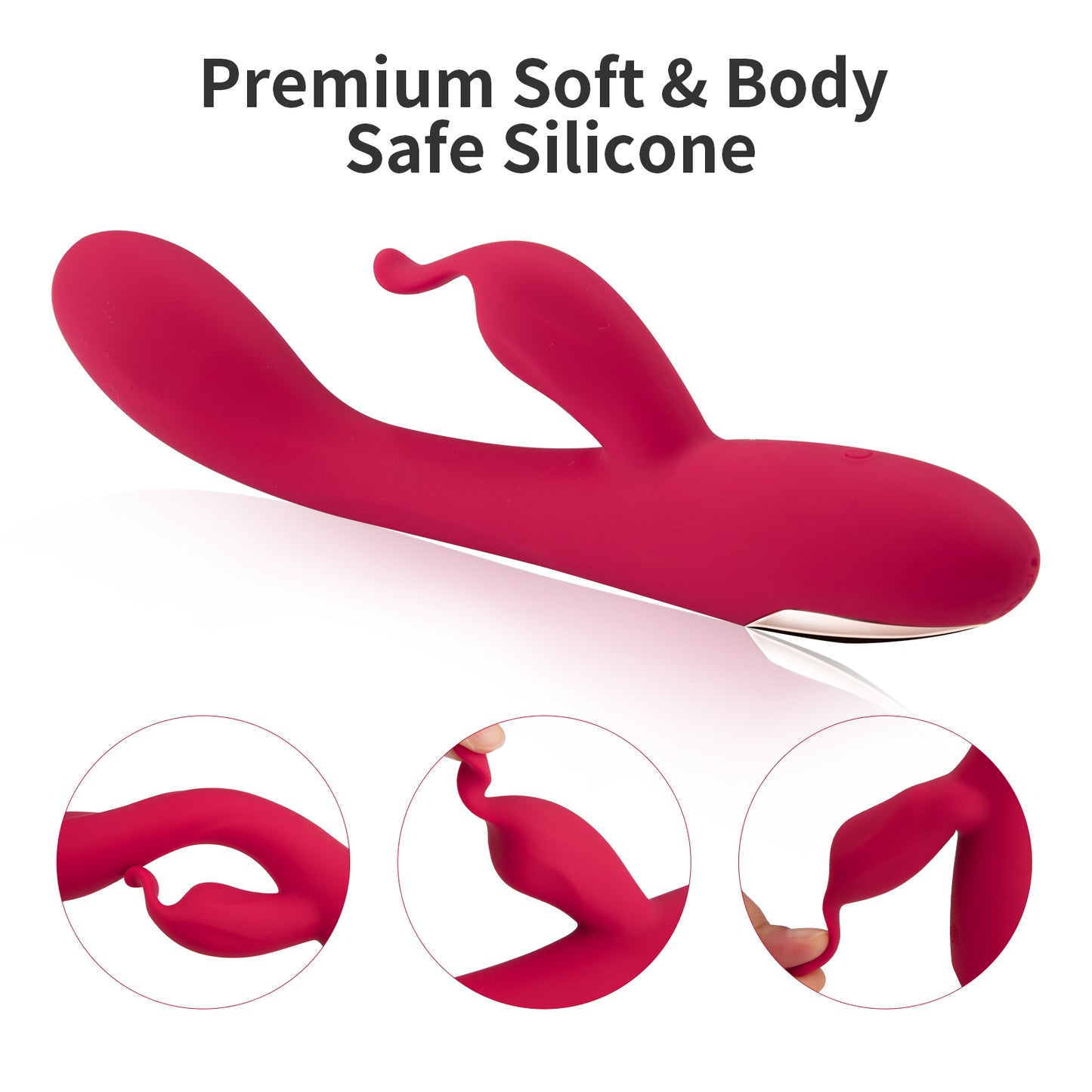 Female Classic Rabbit Vibrator One-Key-Operation