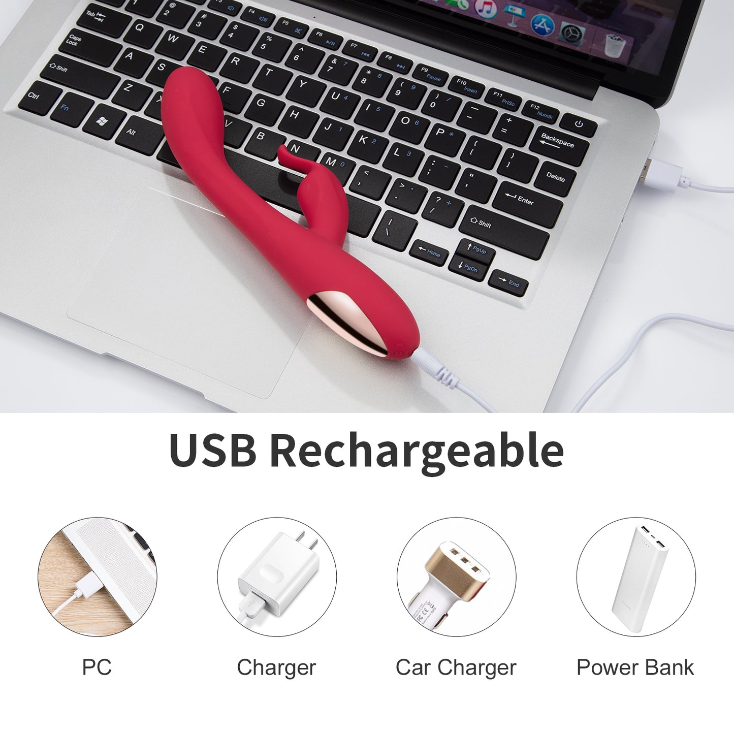 Female Classic Rabbit Vibrator One-Key-Operation