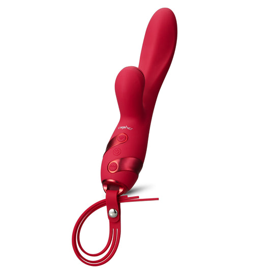 G Spot Clitoral Vibrator with BDSM Whip